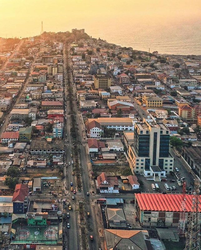Monrovia, Liberia city skyline